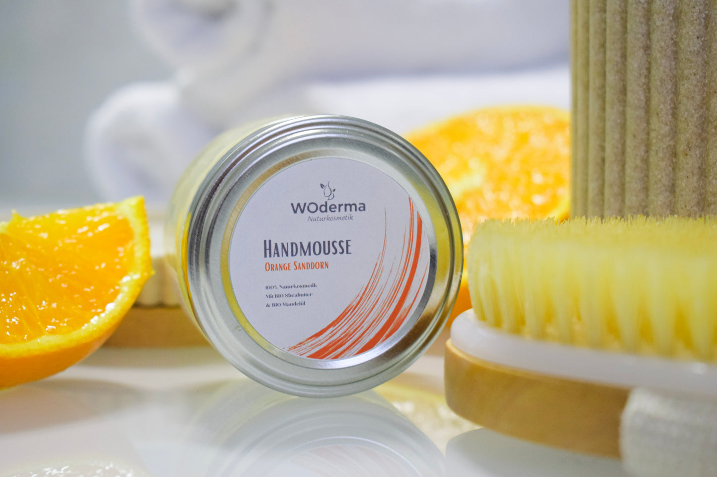 Handmousse mit BIO Sanddorn- und BIO Orangenöl