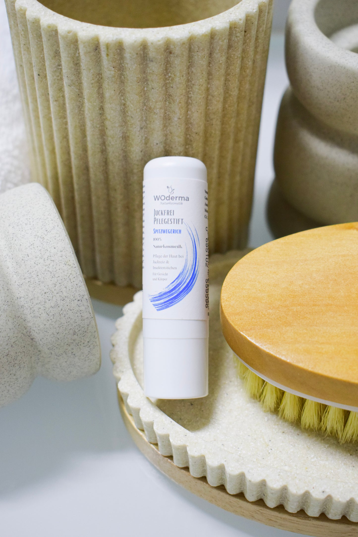 Juckfrei Pflegestift mit BIO Spitzwegerich
