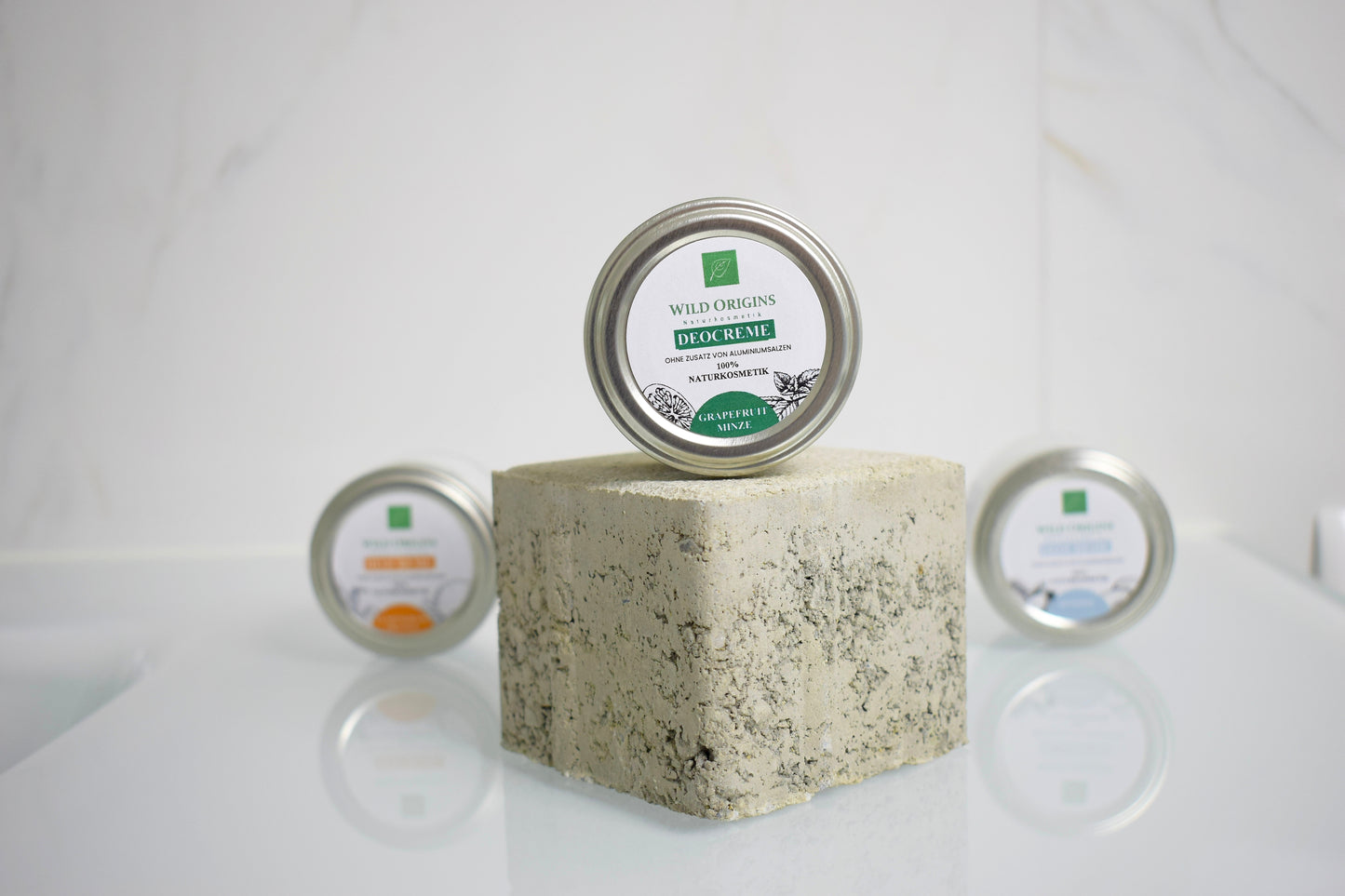Deocreme mit ätherischem Grapefruit- und Pfefferminzöl