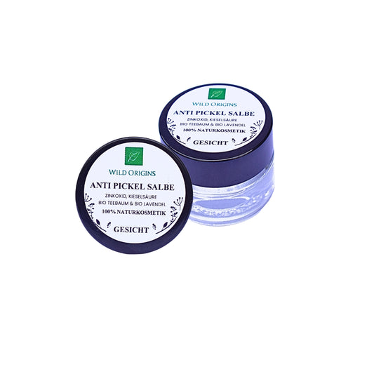 Anti-Pickel-Salbe mit BIO Sheabutter und BIO Lavendelöl