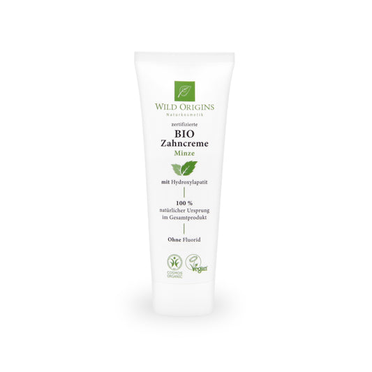 Bio Zahncreme ohne Fluorid