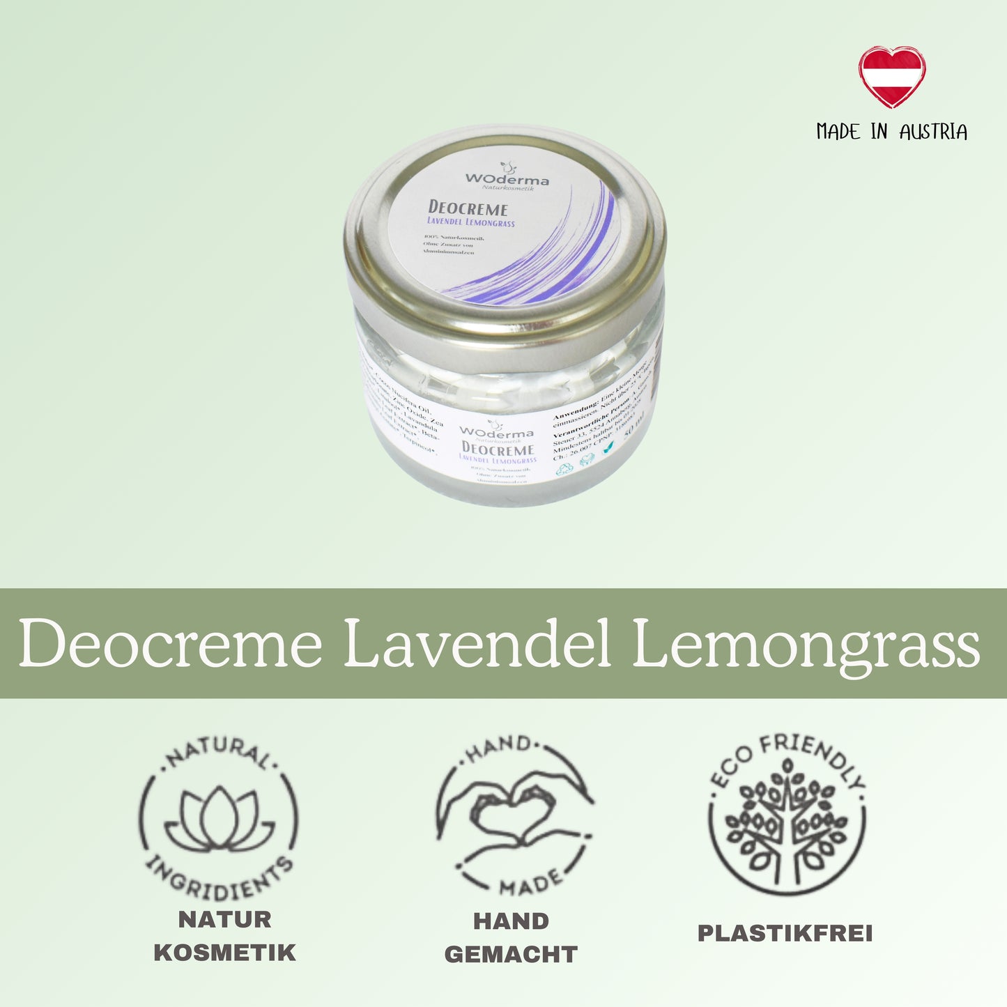Deocreme mit BIO Lavendel- und BIO Lemongrassöl - Wild Origins