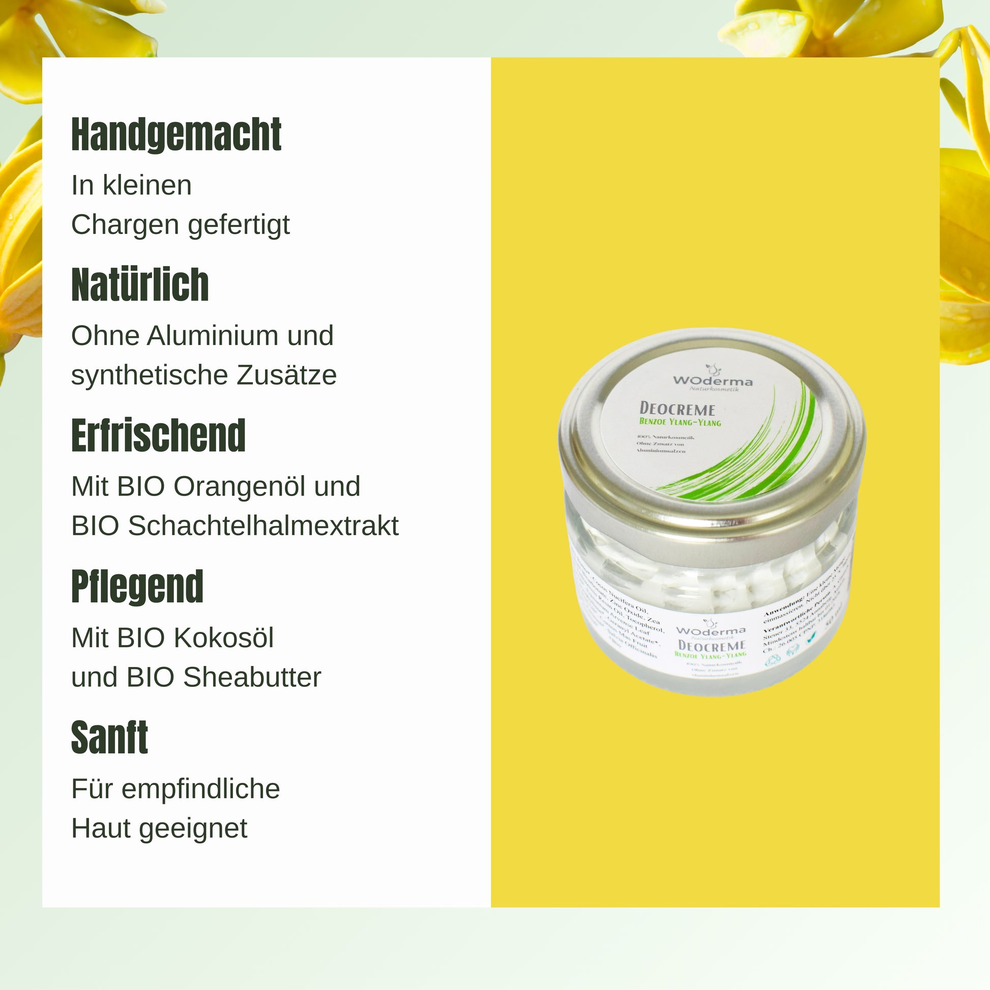 Deocreme mit BIO Ylang-Ylang-Öl - Wild Origins