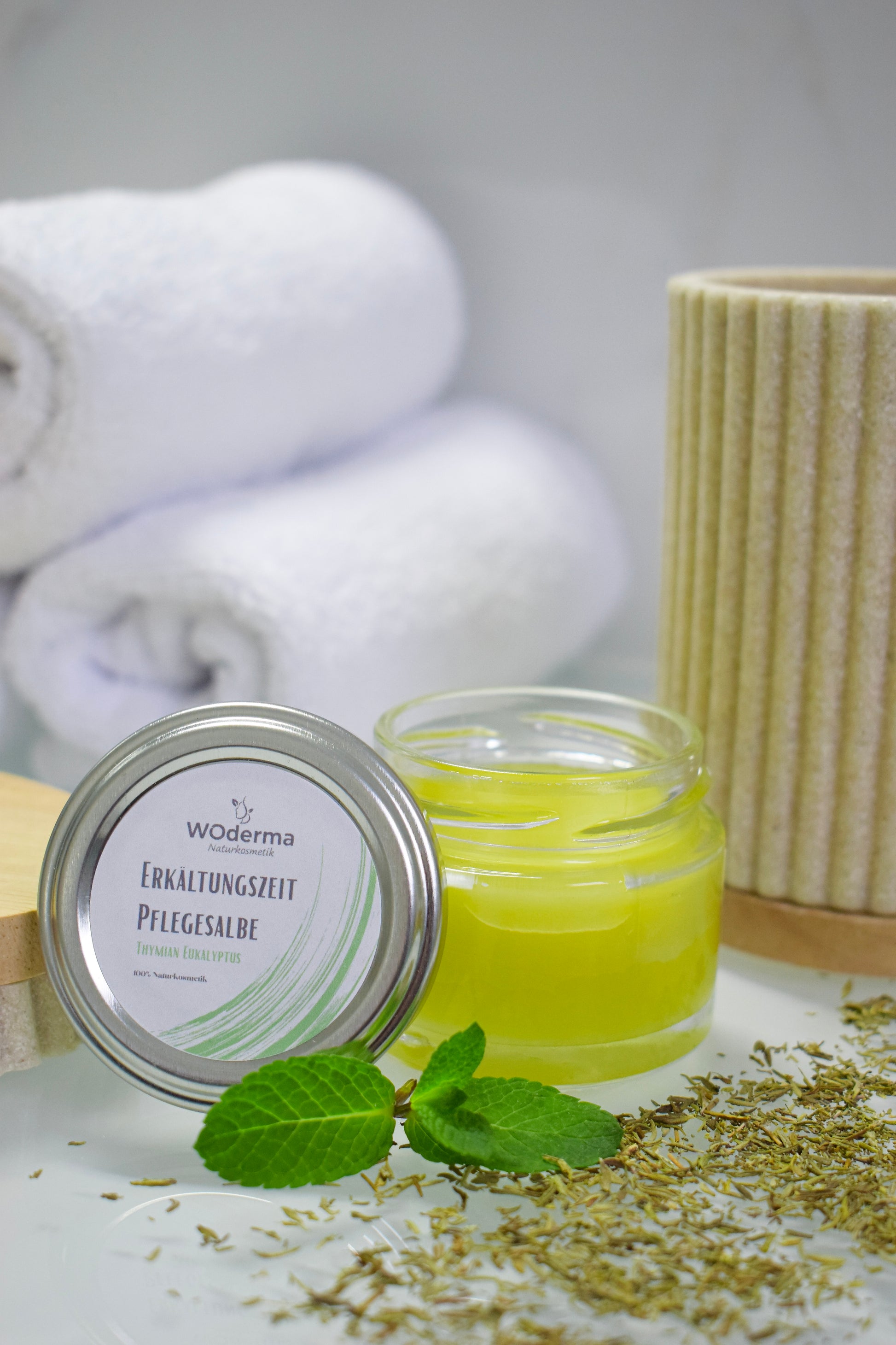 Pflegesalbe "Erkältungszeit"  mit BIO Kräuterextrakten - Wild Origins