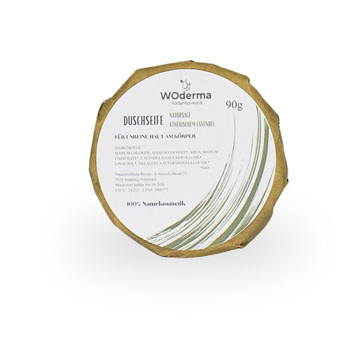 Duschseife mit BIO Lavendelöl und Natursalz