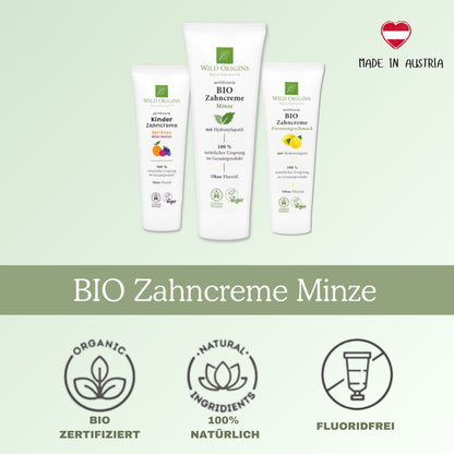 Bio Zahncreme ohne Fluorid - Wild Origins