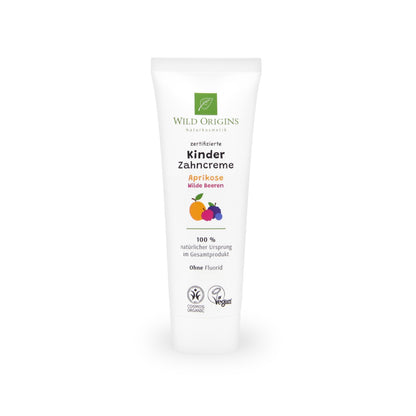 Bio Kinder-Zahncreme ohne Fluorid - Wild Origins