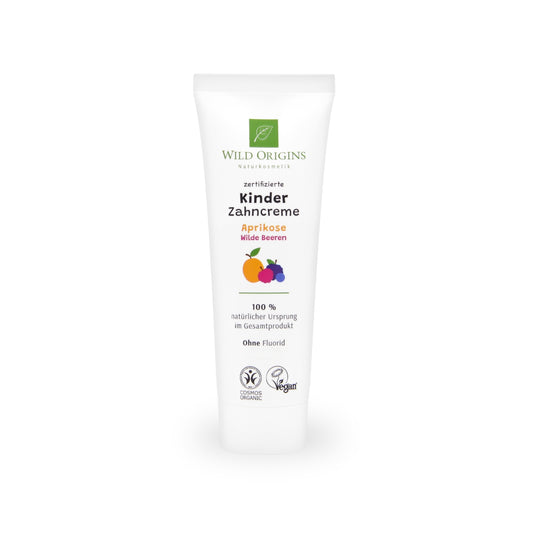 Bio Kinder-Zahncreme ohne Fluorid