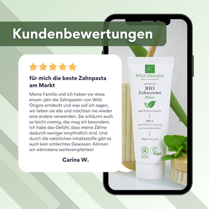 Bio Zahncreme ohne Fluorid - Wild Origins
