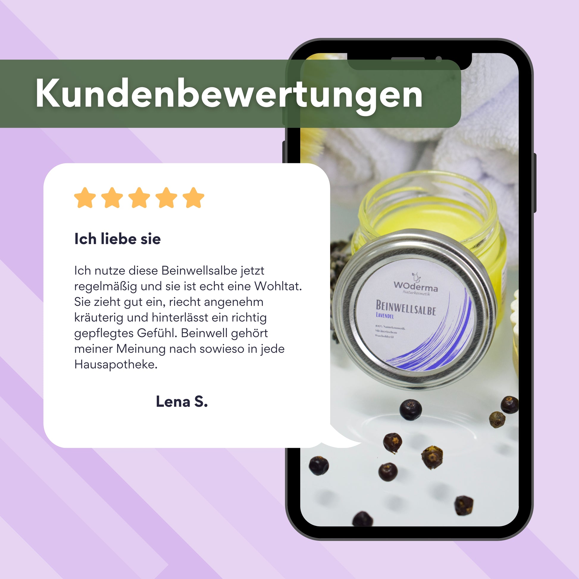 Beinwellsalbe mit BIO Lavendel - Wild Origins