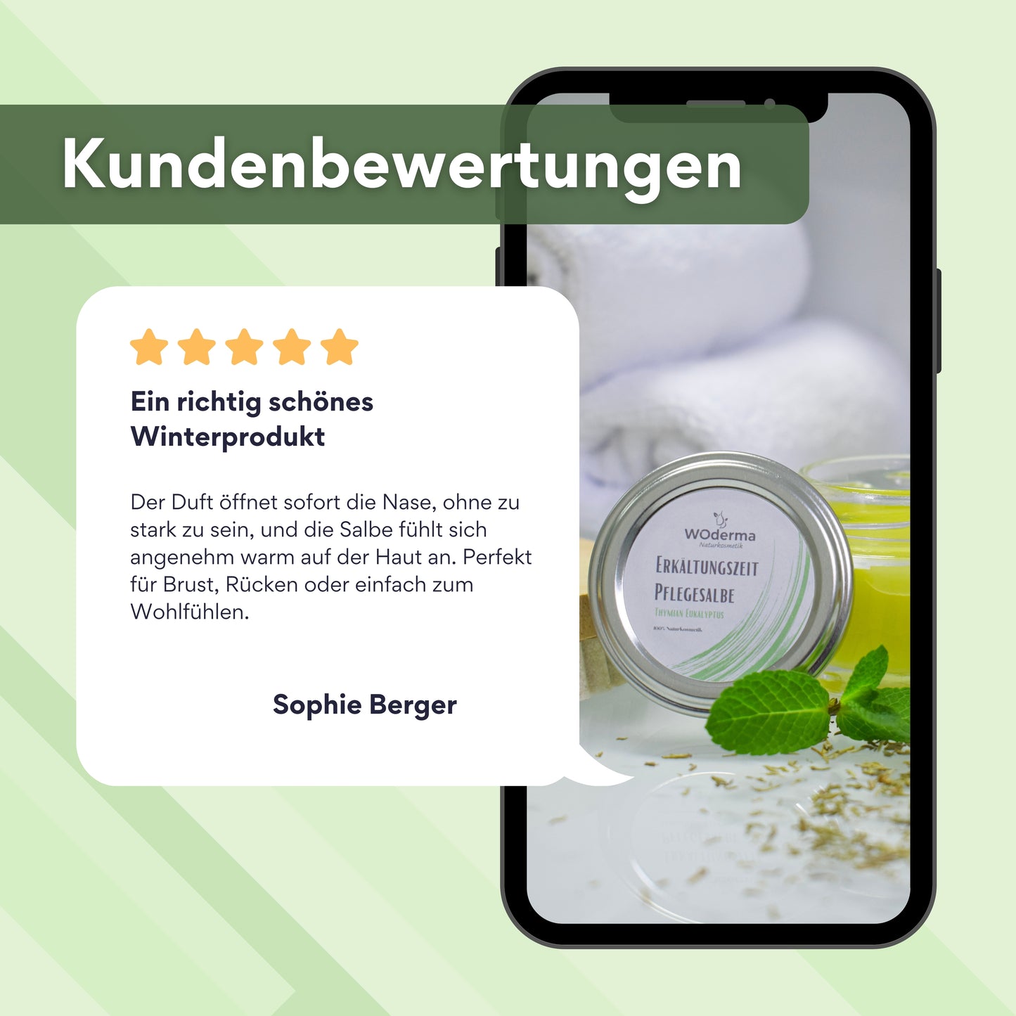 Pflegesalbe "Erkältungszeit"  mit BIO Kräuterextrakten - Wild Origins