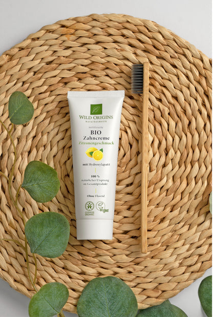 Bio Zahnpasta ohne Fluorid Zitrone - Wild Origins