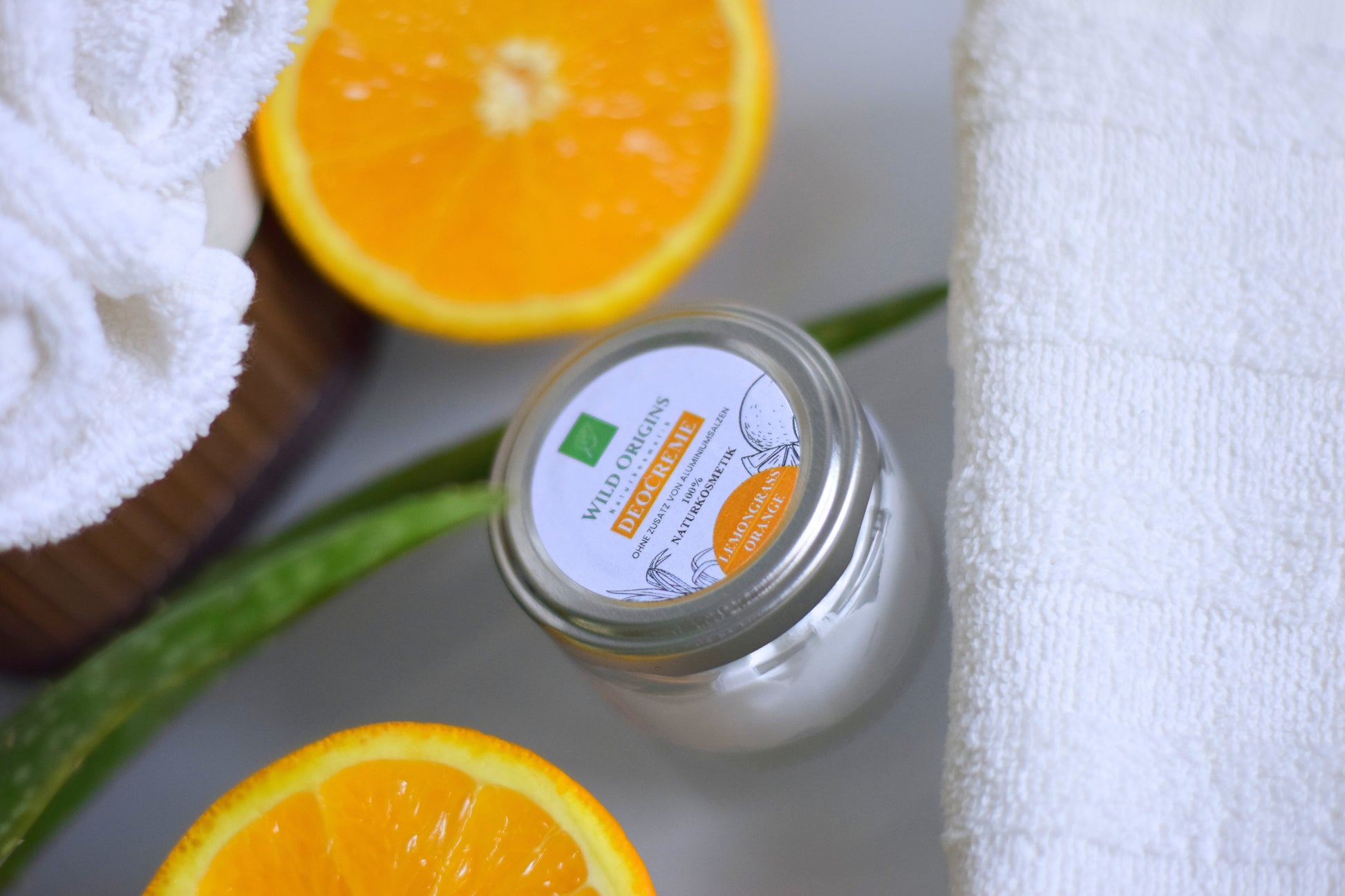 Deocreme mit BIO Lemongrass- und BIO Orangenöl