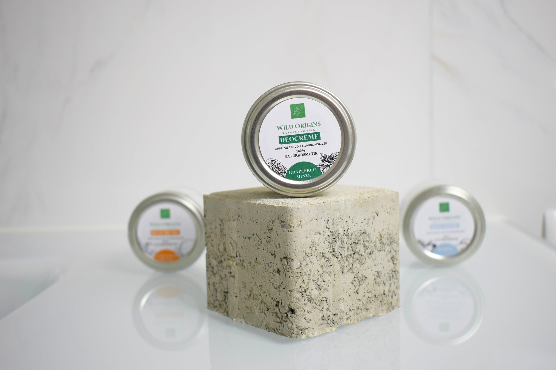 Deocreme mit ätherischem Grapefruit- und Pfefferminzöl