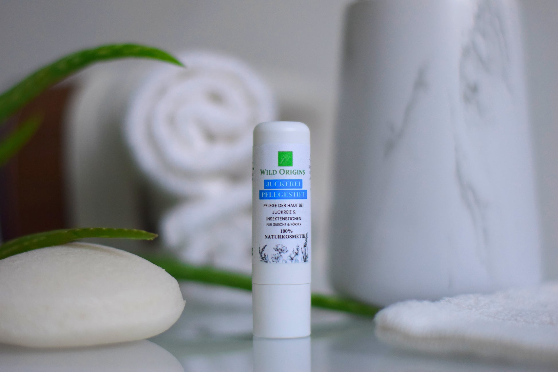 Juckfrei Pflegestift mit BIO Spitzwegerich 