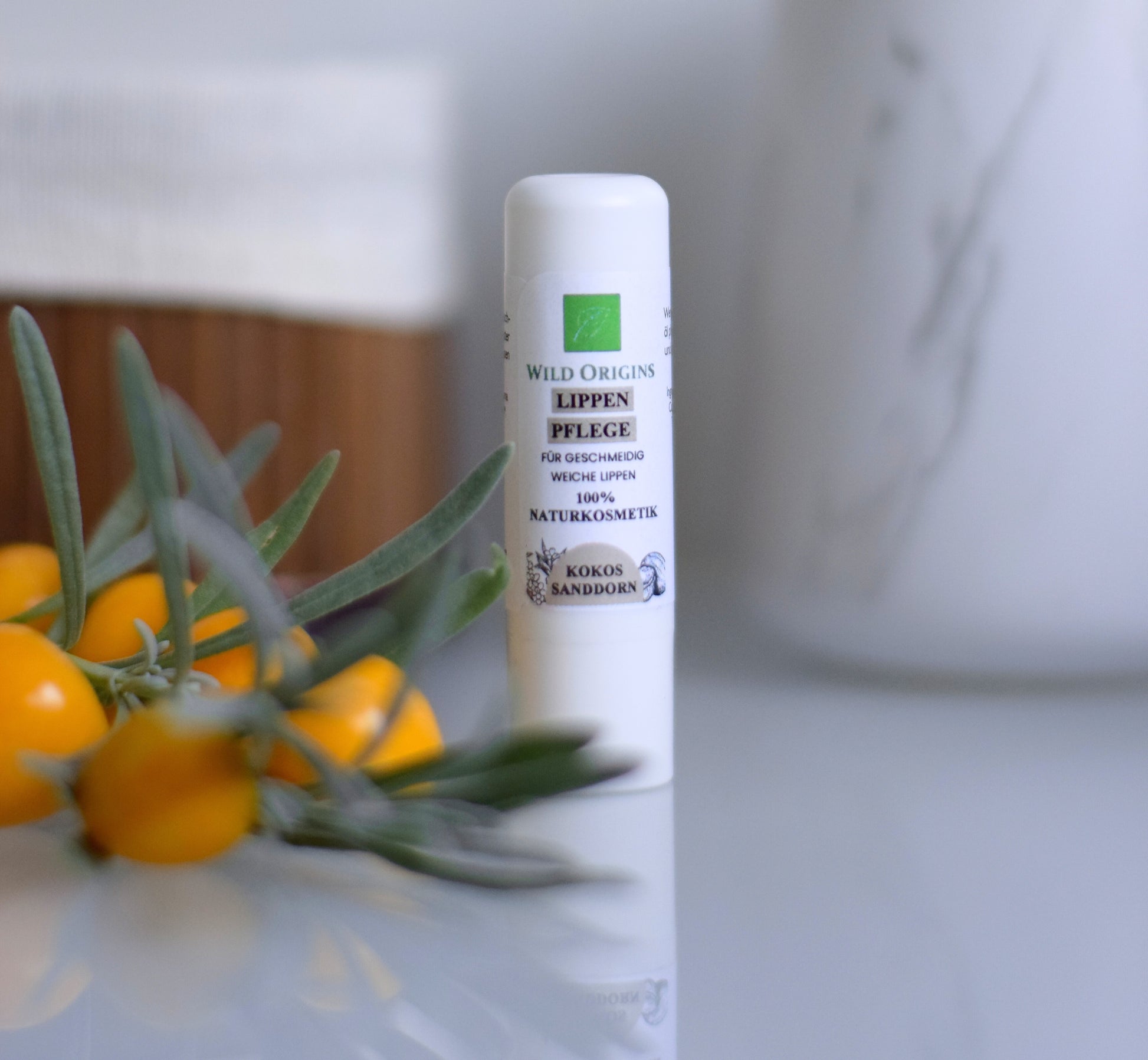 Lippenpflege mit BIO Sanddorn- und BIO Kokosöl 