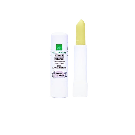 Lippenpflege mit BIO Sanddorn- und BIO Kokosöl 