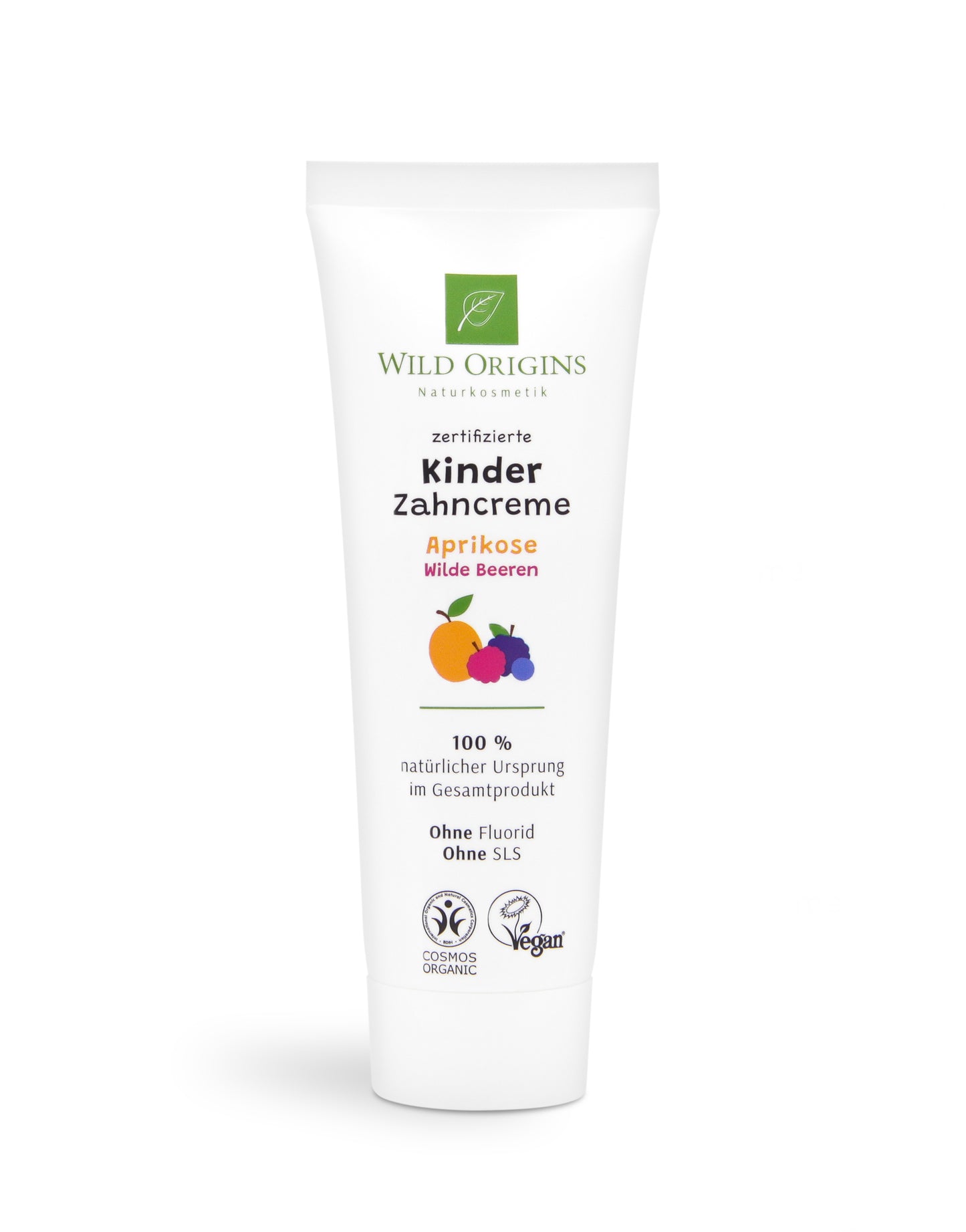 Bio Kinder-Zahncreme ohne Fluorid