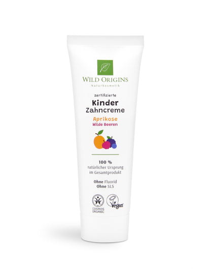 Bio Kinder-Zahncreme ohne Fluorid