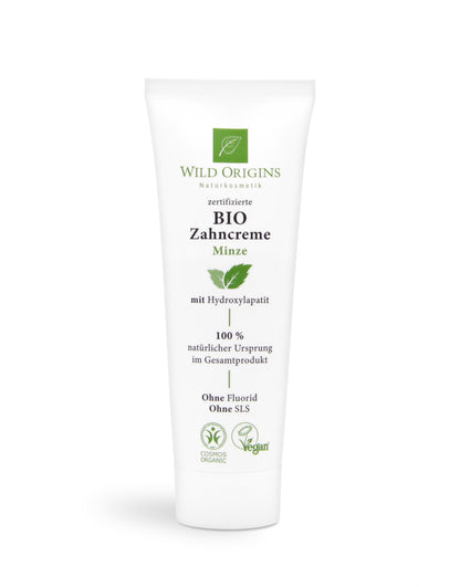 Bio Zahncreme ohne Fluorid