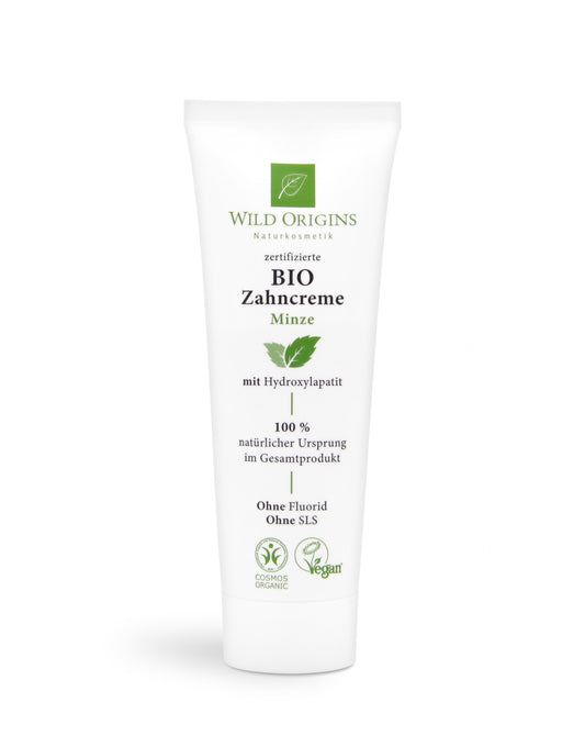 Bio Zahncreme ohne Fluorid